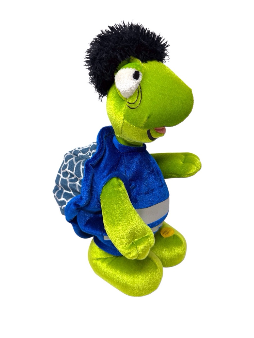 Vintage 2006 Gemmy animated dancing 10 inch turtle singing “get down on it”